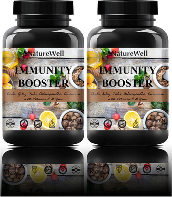 Naturewell Immunity+ Capsule, Immunity Booster Capsule (120 capsule)(2 x 60 No)