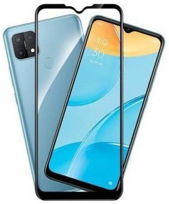 LIKEDESIGN Edge To Edge Tempered Glass for Oppo A15s(Pack of 1)