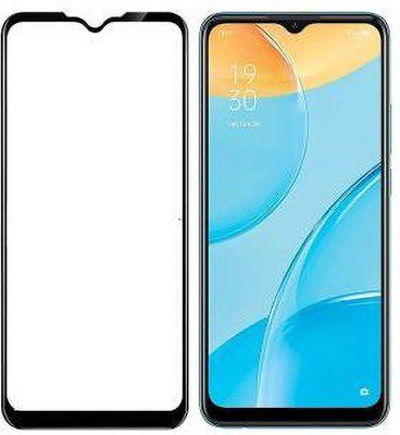 LIKEDESIGN Edge To Edge Tempered Glass for Oppo A15s(Pack of 1)
