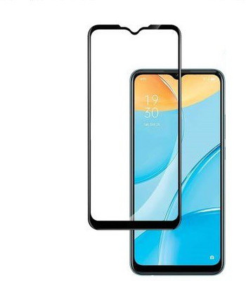 LIKEDESIGN Edge To Edge Tempered Glass for Oppo A15s(Pack of 1)