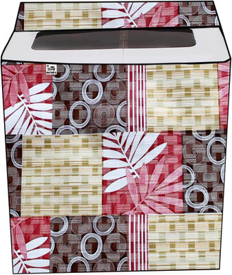 KingMatters Semi-Automatic Washing Machine  Cover(Width: 82 cm, White, Black)