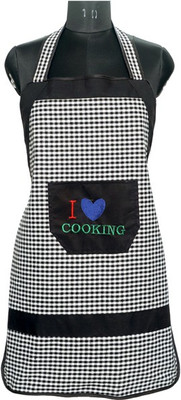 Whitewrap Cotton, Polyester Chef's Apron - Free Size(Multicolor, Single Piece)