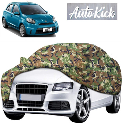AutoKick Car Cover For Tata Nano (With Mirror Pockets)(Multicolor)