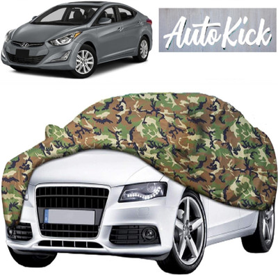 AutoKick Car Cover For Hyundai Elite i20 (With Mirror Pockets)(Multicolor)