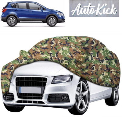 AutoKick Car Cover For Maruti Suzuki SX4 (With Mirror Pockets)(Multicolor)