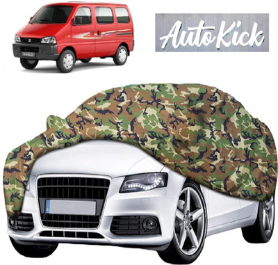 AutoKick Car Cover For Maruti Suzuki Eeco (With Mirror Pockets)(Multicolor)