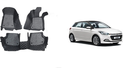 MATIES Leatherite 7D Mat For  Hyundai i20(Black)