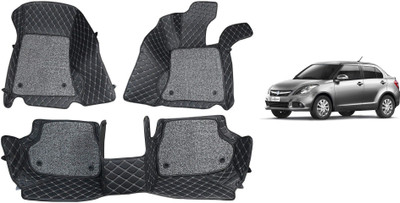 RKPSP Leatherite 7D Mat For  Maruti Suzuki Swift Dzire(Black)