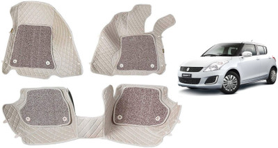 MATIES Leatherite 7D Mat For  Maruti Suzuki Swift(Beige)
