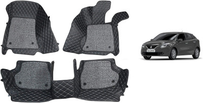 MATIES Leatherite 7D Mat For  Maruti Suzuki Baleno(Black)