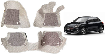 MATIES Leatherite 7D Mat For  Maruti Suzuki Swift(Beige)