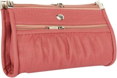 Rapidcostore Casual Tan, Maroon, Black, Pink  Clutch(Pack of: 4)