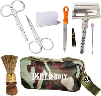 MGP FASHION Mini shaving kit good quality home and travel (9 Items in the set)(9 Items in the set)