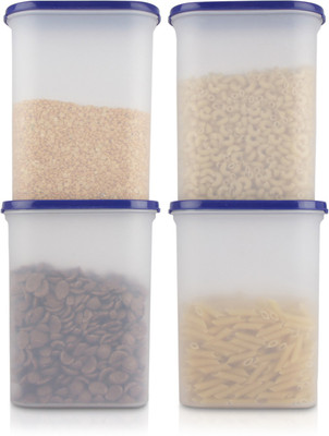 Cutting EDGE Polypropylene Grocery Container  - 2400 ml(Pack of 4, Blue)