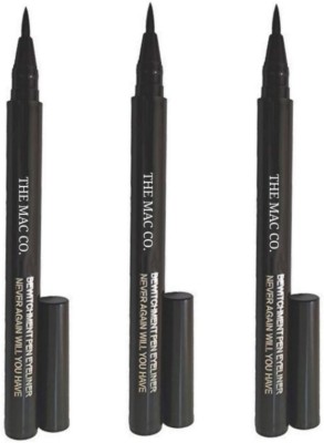 THE MAC CO Waterproof Sketch Pen Eyeliner Set of 3 6.1 g(Black)