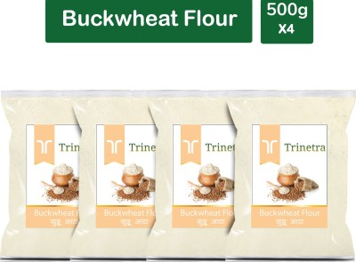 Trinetra Best Quality Buckwheat Flour / Kuttu Atta 500g Pack of 4(2000 g, Pack of 4)