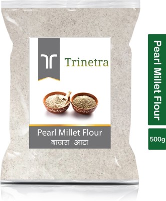 Trinetra Best Quality Pearl Millet Flour / Bajra Atta 500g(0.5 kg)