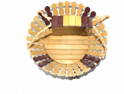 Zoltamulata Wooden Basket Handle for Gift Hampers On Special Occasions Basket for Flower, Fruit, Vegetable with Length 9 inch Wooden Fruit & Vegetable Basket(Multicolor)