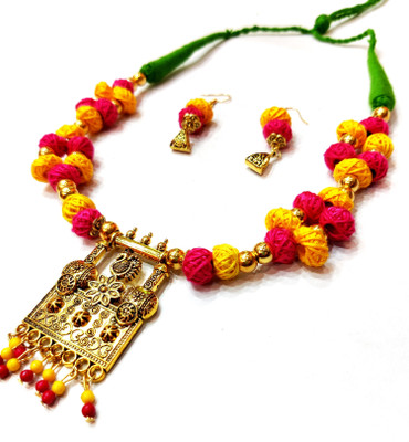 HAPPYZING COLLECTION Stone Multicolor Jewellery Set(Pack of 1)
