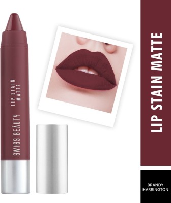 SWISS BEAUTY Lip Stain Matte Lipstick (SB-202_230)(Brandy Harrington, 3.4 g)