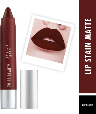 SWISS BEAUTY Lip Stain Matte Lipstick (SB-202_226)(Espresso, 3 g)