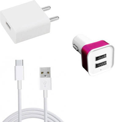 DAKRON Wall Charger Accessory Combo for Samsung Galaxy S20 FE 5G(White)