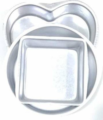 VPSK Aluminium Cake Mould 3(Pack of 3)