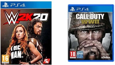 WWE 2K20 (PS4)&Call of Duty: WWII (PS4)(for PS4)