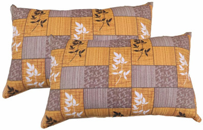 NIVEDHA MATTRESS Cotton Floral Sleeping Pillow Pack of 2(Multicolor)