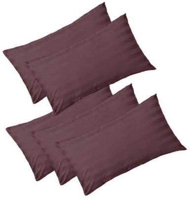 GKM Polyester Fibre Solid Sleeping Pillow Pack of 5(Multicolor)