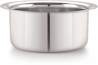 Super HK Tope with Lid 2.5 L capacity 20.75 cm diameter(Stainless Steel)