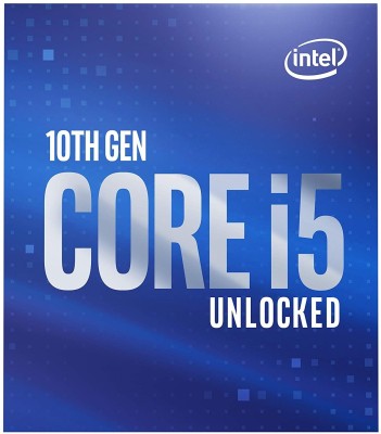 Intel Core i5-10600K 4.1 GHz Upto 4.8 GHz LGA 1200 Socket 6 Cores 12 Threads 12 MB Smart Cache Desktop Processor(Silver)