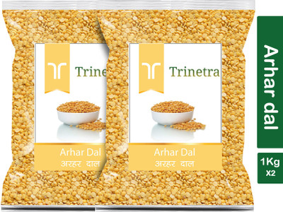 Trinetra Yellow Toor/Arhar Dal (Split)(2000 g)