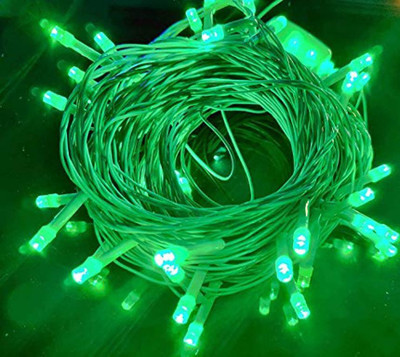 MIRADH 70 LEDs 10.03 m Green Steady String Rice Lights(Pack of 1)