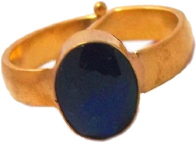 Jaipur Gemstone Blue sapphire Ring Natural 6.25 ratti stone Neelam certified stone Stone Sapphire Copper Plated Ring