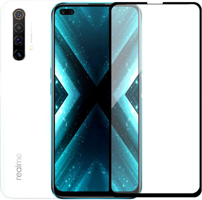 slaky Edge To Edge Tempered Glass for Realme X3(Pack of 1)
