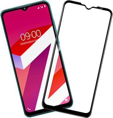 HUPSHY Edge To Edge Tempered Glass for Lava Z4(Pack of 1)