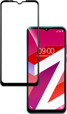 HUPSHY Edge To Edge Tempered Glass for Lava Z4(Pack of 1)