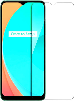 slaky Edge To Edge Tempered Glass for Realme C12(Pack of 1)