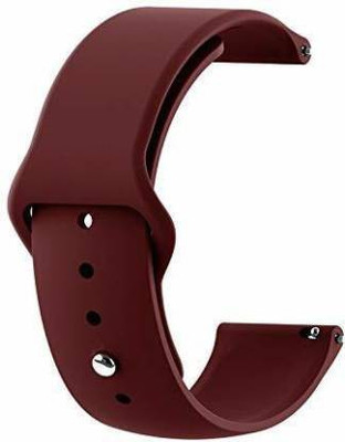 valente Premium Silicone 20 mm Band Strap Compatible with active watch/AmaazeFitt BIP/BIP Lite/amaazeFitt GTS, amaazefitt GTR (42mm) / with 20mm Lugs Smart Watch Strap(Red)
