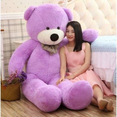 jimdar 3 Feet Very Long Soft Hugable Teddy Bear  - 91 cm(Purple)