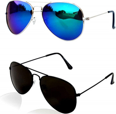 54% OFF on Shahs collections Aviator Sunglasses(For Men & Women, Black, Blue) 54% OFF on Shahs collections Aviator Sunglasses(For Men & Women, Black, Blue)