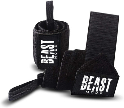 STEIGEN FITNESS Sports Exercise Wrist Wraps Elastic Straps Support Band for Gym Workout Wrist Support(Black)