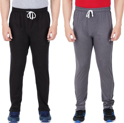 Guide Solid Men Black, Grey Track Pants