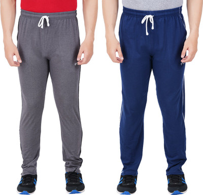 Guide Solid Men Grey, Blue Track Pants