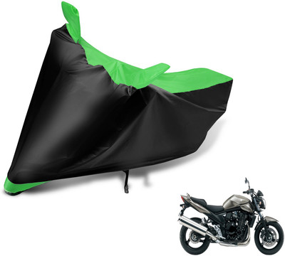 Auto Hub Two Wheeler Cover for Suzuki(Bandit, Black, Green)