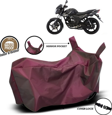 SEBONGO Waterproof Two Wheeler Cover for Yamaha(SZ-RR, Maroon)