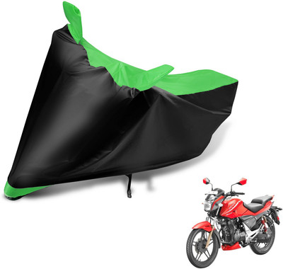 MOCKHE Two Wheeler Cover for Hero(Xtreme Sports, Black, Green)