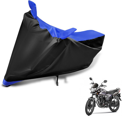 Auto Hub Two Wheeler Cover for Honda(CB Shine, Black, Blue)