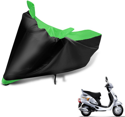 MOCKHE Two Wheeler Cover for Mahindra(Duro, Black, Green)